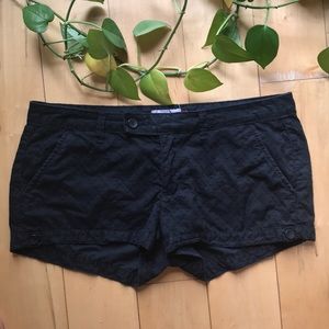 SO Black Midrise Shorts